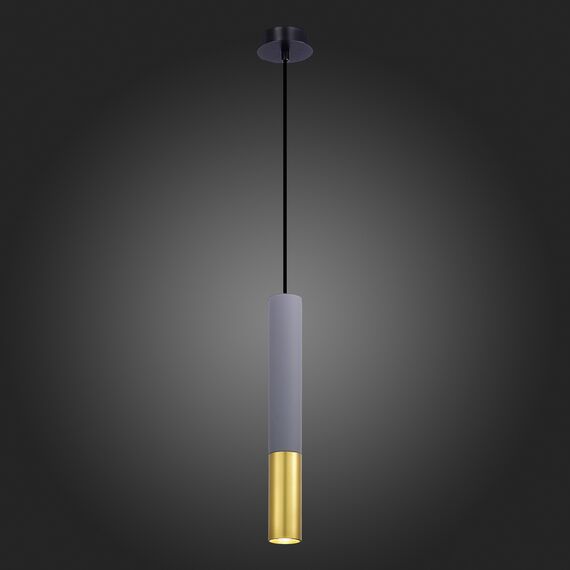 ST154.713.01 Светильник подвесной Серый GU10 1*5W IP20 D55xH510 180-240V Без ламп Подвесные светильники, изображение 2