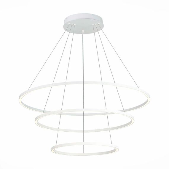 ST605.503.114 Cветильник подвесной SMART ST-Luce Белый/Белый LED 1*114W 2800-6500K AURA, изображение 3