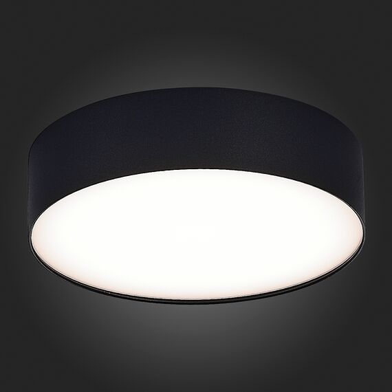 ST606.442.27 Светильник потолочный Черный LED 1*27W 4000K 2 430Lm Ra>90 120° IP20 D220xH55 185-265V Накладные светильники, изображение 2