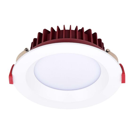 ST752.538.18 Св-к встр. Белый LED 1*18W 3000K 1 440Lm Ra80 100° IP44 D140xH52 100-240VV Встраиваемые светильники, изображение 4