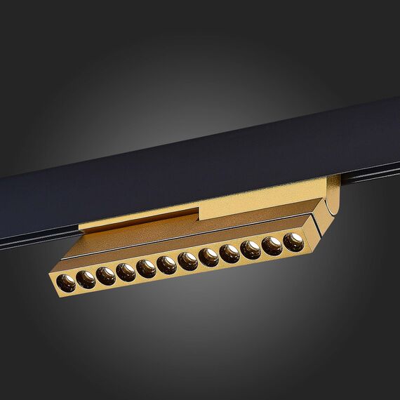 ST805.236.12 Магнитный трековый светильник Золотистый LED 1*12W 3000K 450Lm Ra>90 36° IP20 L220xW22x SKYLINE 48, изображение 2