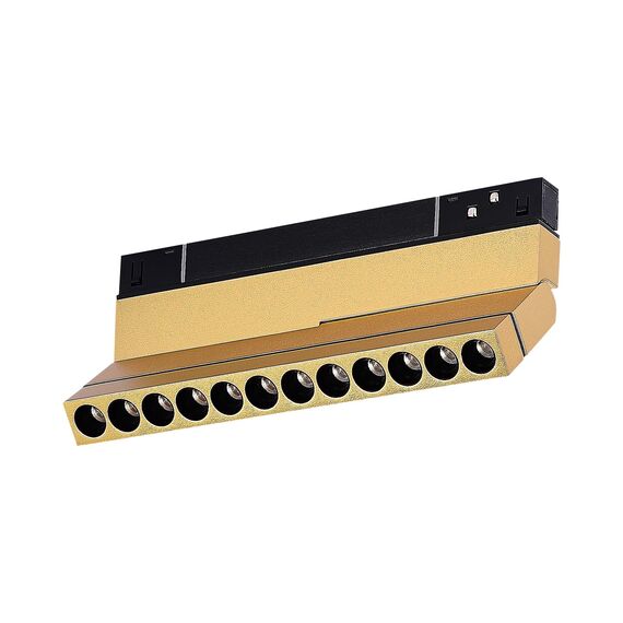 ST805.246.12 Магнитный трековый светильник Золотистый LED 1*12W 4000K 550Lm Ra>90 36° IP20 L220xW22x SKYLINE 48, изображение 5
