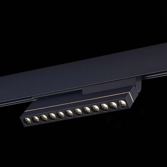 ST805.446.12 Магнитный трековый светильник Черный LED 1*12W 4000K 450Lm Ra&gt;90 36° IP20 L220xW22xH117 SKYLINE 48
