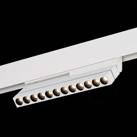 ST805.536.12 Магнитный трековый светильник Белый LED 1*12W 3000K 450Lm Ra&gt;90 36° IP20 L220xW22xH117 SKYLINE 48