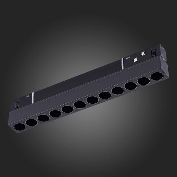 ST806.436.12 Магнитный трековый светильник Черный LED 1*12W 3000K 550Lm Ra>90 36° IP20 L220xW22xH44 SKYLINE 48, изображение 2