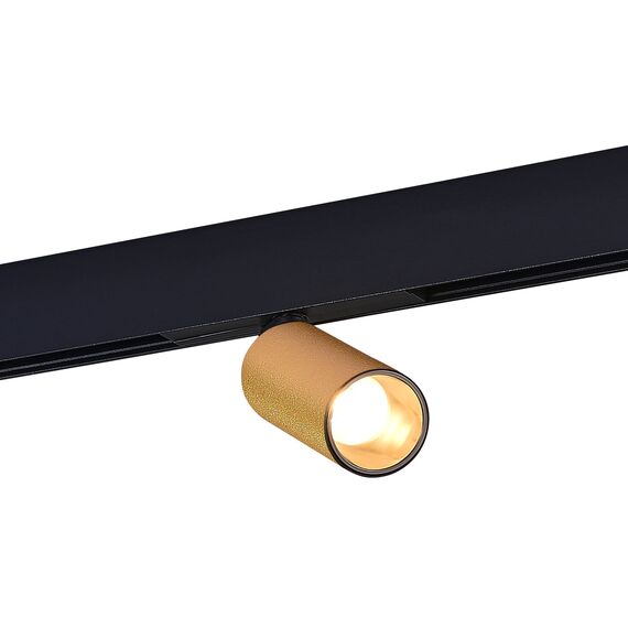 ST807.236.12 Магнитный трековый светильник Золотистый LED 1*12W 3000K 500Lm Ra>90 IP20 D50xH173 48VV SKYLINE 48, изображение 3