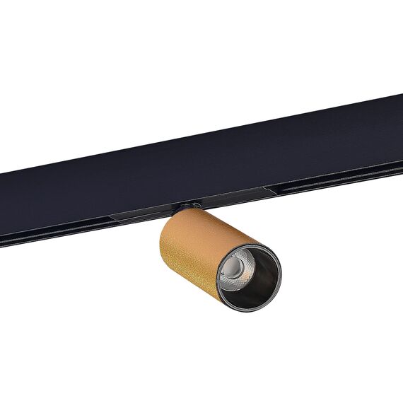 ST807.236.12 Магнитный трековый светильник Золотистый LED 1*12W 3000K 500Lm Ra>90 IP20 D50xH173 48VV SKYLINE 48, изображение 4