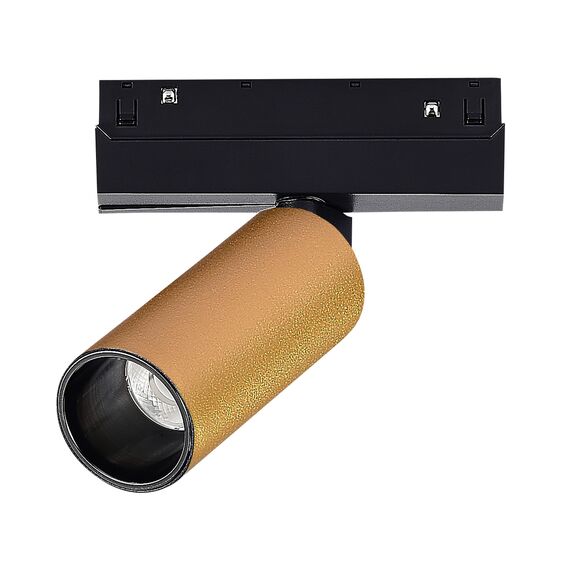 ST807.236.12 Магнитный трековый светильник Золотистый LED 1*12W 3000K 500Lm Ra>90 IP20 D50xH173 48VV SKYLINE 48, изображение 5