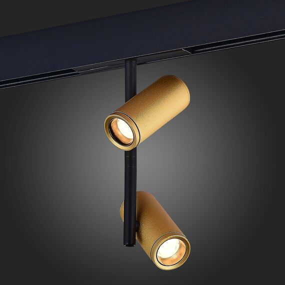 ST808.236.16 Магнитный трековый светильник Золотистый LED 1*16W 3000K 1 100Lm Ra>90 36° IP20 D45xH24 SKYLINE 48, изображение 2