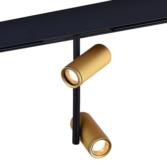 ST808.236.16 Магнитный трековый светильник Золотистый LED 1*16W 3000K 1 100Lm Ra>90 36° IP20 D45xH24 SKYLINE 48, изображение 3
