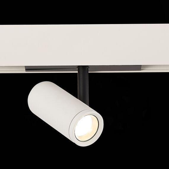 ST808.546.08 Магнитный трековый светильник Белый, Черный LED 1*8W 4000K 650Lm Ra&gt;90 36° IP20 D42xH13 SKYLINE 48