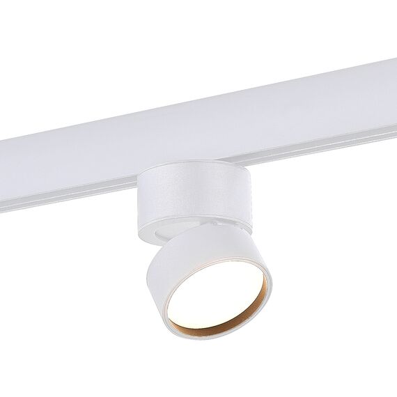 ST809.536.09 Магнитный трековый светильник Белый LED 1*9W 3000K 550Lm Ra>90 120° IP20 D85xH126 48V SKYLINE 48, изображение 3