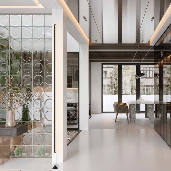 ST901.405.28 Светильник напольный ST-Luce Черный LED 1*28W 4000K Напольные светильники, изображение 5