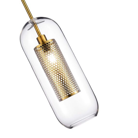 SL1048.301.01 Бра ST-Luce Латунь/Прозрачный E14 1*40W GERRIT, изображение 5