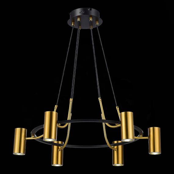 SL1215.403.06 Светильник подвесной ST-Luce Черный, Латунь/Латунь GU10 6*5W 4000K TALIA