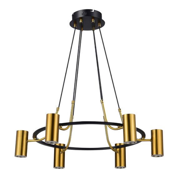 SL1215.403.06 Светильник подвесной ST-Luce Черный, Латунь/Латунь GU10 6*5W 4000K TALIA, изображение 4
