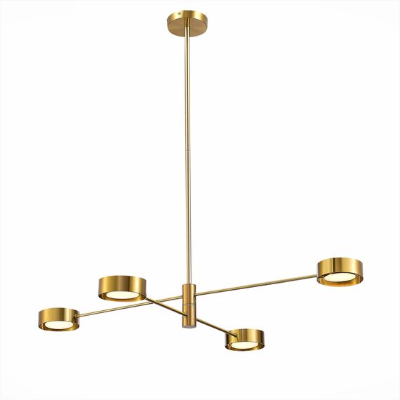 SL6504.302.04 Светильник потолочный ST-Luce Латунь/Латунь LED 4*5W 3000K VICO, изображение 3