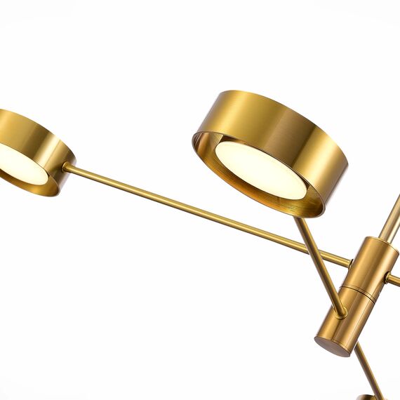 SL6504.302.04 Светильник потолочный ST-Luce Латунь/Латунь LED 4*5W 3000K VICO, изображение 5