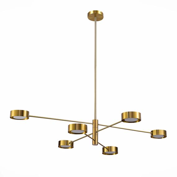 SL6504.302.06 Светильник потолочный ST-Luce Латунь/Латунь LED 6*5W 3000K VICO, изображение 4