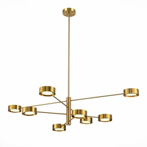 SL6504.302.08 Светильник потолочный ST-Luce Латунь/Латунь LED 8*5W 3000K VICO, изображение 3