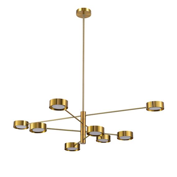 SL6504.302.08 Светильник потолочный ST-Luce Латунь/Латунь LED 8*5W 3000K VICO, изображение 4