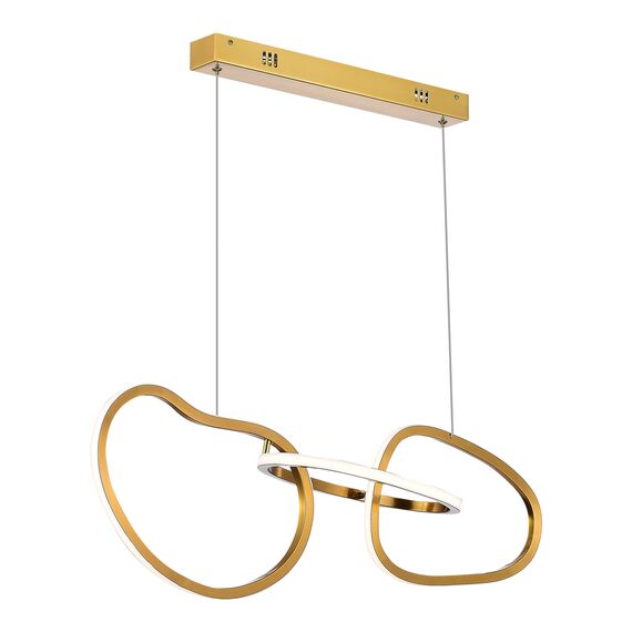 SL6505.203.26 Светильник подвесной ST-Luce Золотистый/Золотистый LED 1*26W 4000K ABRA, изображение 3