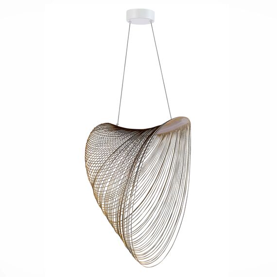 SL6900.503.32 Светильник подвесной ST-Luce Белый/Древесный LED 1*32W 4000K FOSSIL, изображение 4