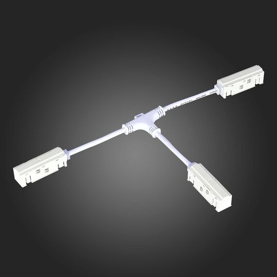 ST006.559.00 Коннектор питания T-образный для магнитного шинопровода ST-Luce Белый SKYLINE 48, изображение 2