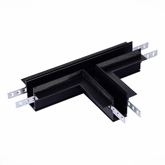 ST007.499.12 Коннектор T-образный для встраиваемого магнитного шинопровода под ГКЛ 12мм ST-Luce Черн SKYLINE 48, изображение 3