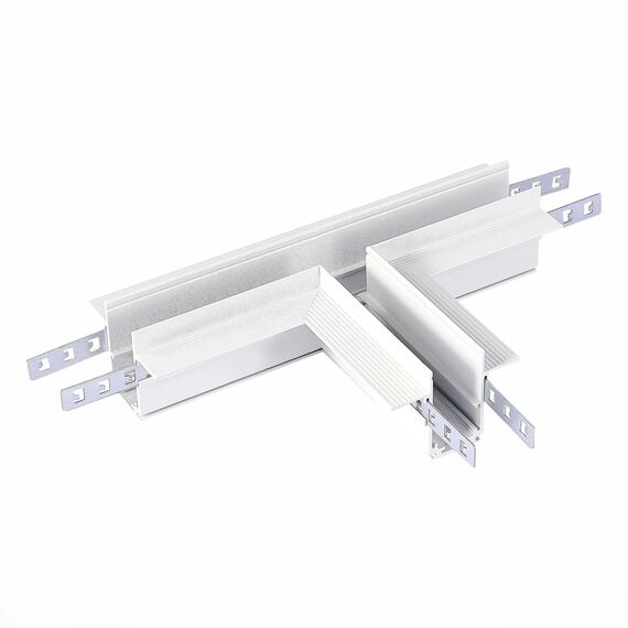 ST007.599.12 Коннектор T-образный для встраиваемого магнитного шинопровода под ГКЛ 12мм ST-Luce Белы SKYLINE 48, изображение 3