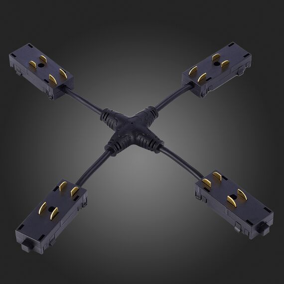 ST015.422.20 X- образный коннектор Skyline 220 ST-Luce Черный SKYLINE 220, изображение 2