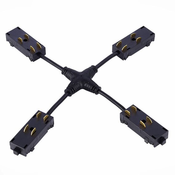 ST015.422.20 X- образный коннектор Skyline 220 ST-Luce Черный SKYLINE 220, изображение 3