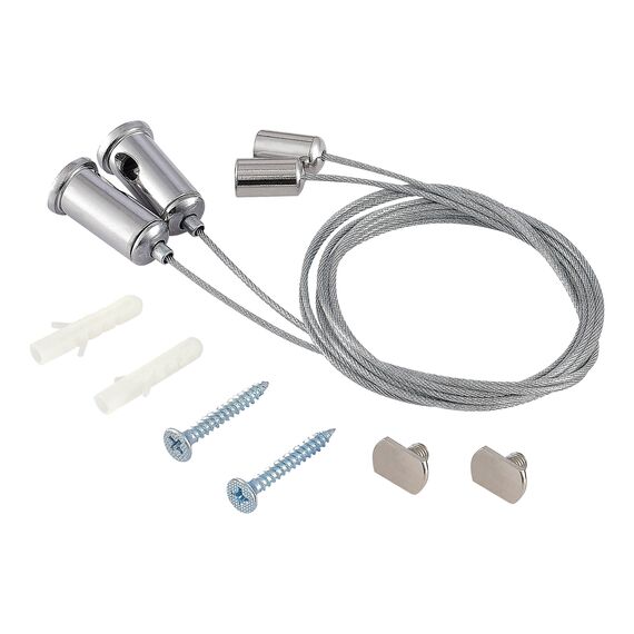 ST017.029.09 Комплект подвесов для ST017.129.09 ST-Luce Серебристый Светодиодные ленты, изображение 3