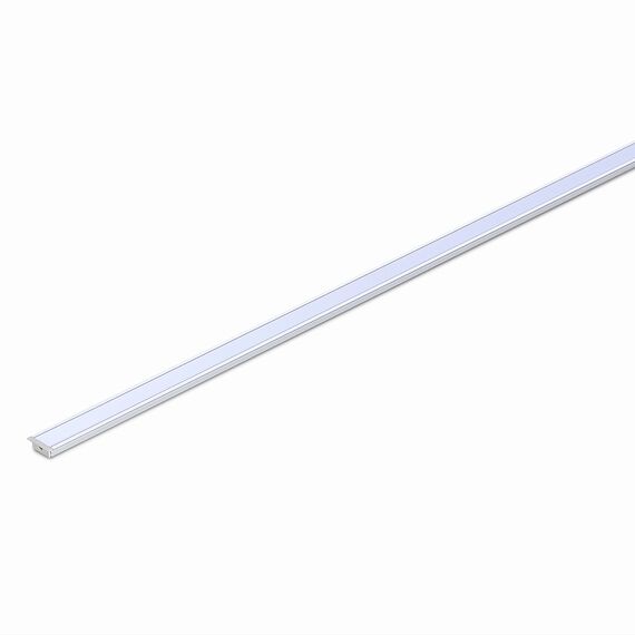 ST017.129.04 Встраиваемый алюминиевый профиль с рассеивателем(к-т: 2 загл.+4 креп.Скобы) ST-Luce Алю Светодиодные ленты, изображение 4