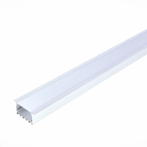 ST017.129.05 Встраиваемый алюминиевый профиль с рассеивателем(к-т: 2 загл) ST-Luce Алюминий анодиров Светодиодные ленты, изображение 3