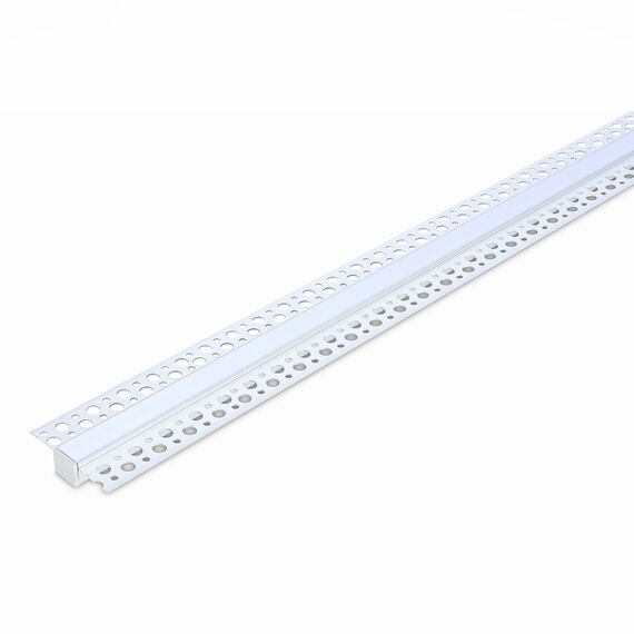 ST017.129.07 Встраиваемый в гипсокартон алюминиевый профиль с рассеивателем(к-т: 2 загл.) ST-Luce Ал Светодиодные ленты, изображение 4