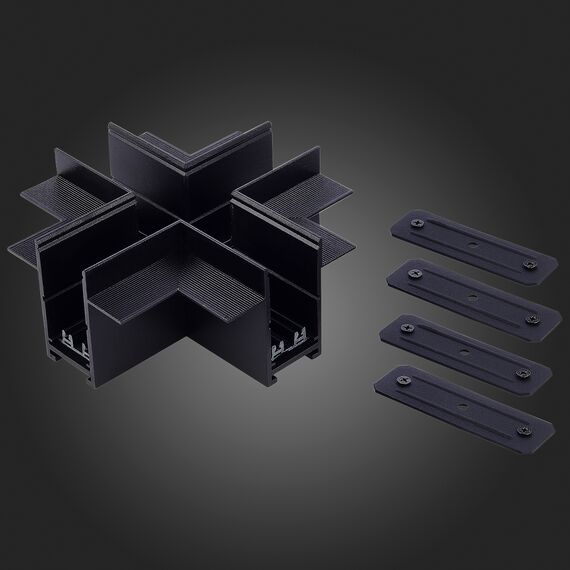 ST021.422.21 X- образный  встраиваемый соединитель Skyline 220 ST-Luce Черный SKYLINE 220, изображение 2