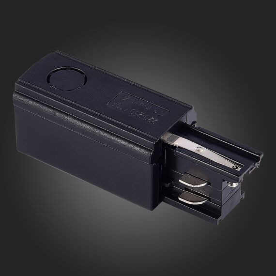 ST030.409.10L Левый Токоподвод для трехфазного шинопровода ST-Luce Черный TRACE, изображение 2