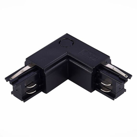 ST030.409.15L Угловой токоподвод левый для трехфазного шинопровода ST-Luce Черный TRACE, изображение 3