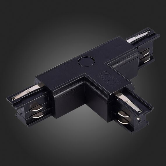 ST030.409.16R1 Т-образный токоподвод правый 1 для трехфазного шинопровода ST-Luce Черный TRACE, изображение 2