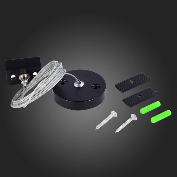 ST030.409.22 Тросовый подвес для трехфазного шинопровода ST-Luce Черный TRACE, изображение 2