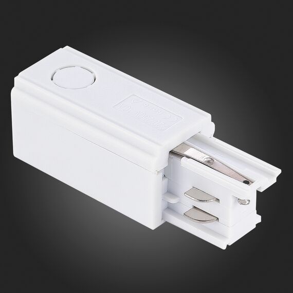 ST030.509.10L Левый Токоподвод для трехфазного шинопровода ST-Luce Белый TRACE, изображение 2