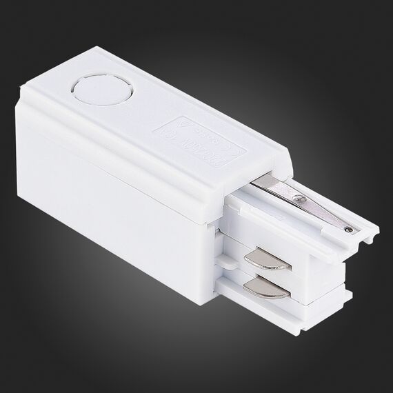 ST030.509.10R Правый Токоподвод для трехфазного шинопровода ST-Luce Белый TRACE, изображение 2