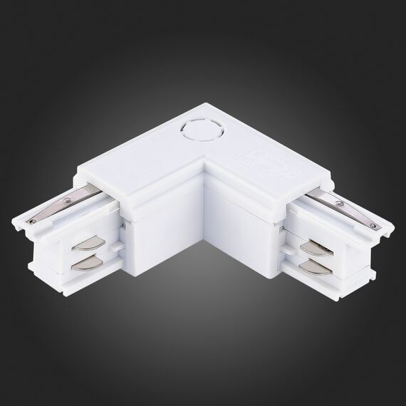 ST030.509.15L Угловой токоподвод левый для трехфазного шинопровода ST-Luce Белый TRACE, изображение 2