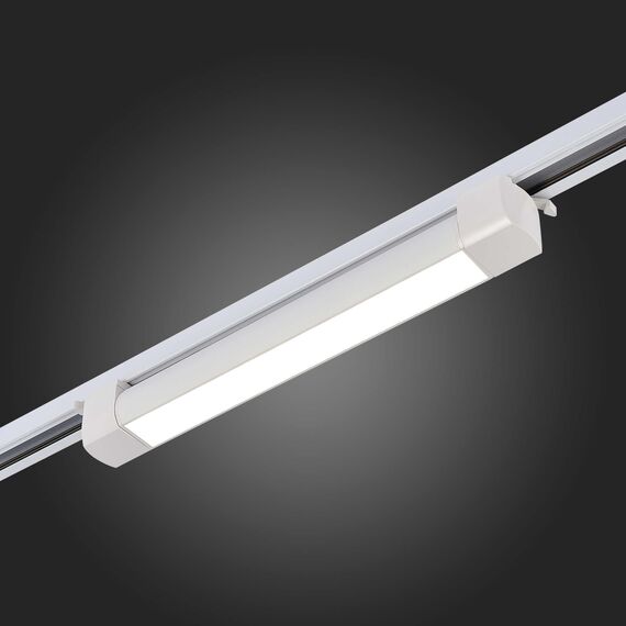 ST368.536.20 Св-к трек. Белый LED 1*20W 3000K 1 450Lm Ra>90 120° IP20 L387xW49xH54 170-240V BASE, изображение 5