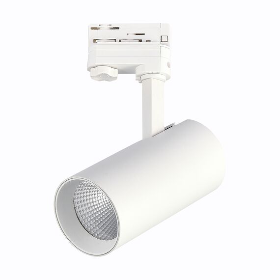 ST661.536.30 Св-к трек. Белый LED 1*30W 3000K 2 400Lm Ra>90 38° IP20 L170xW80xH245 165-265V TRACE, изображение 4