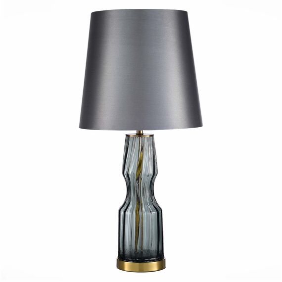 SL1005.104.01 Прикроватная лампа ST-Luce Дымчатый,Латунь/Серый E27 1*40W SAYA, изображение 4
