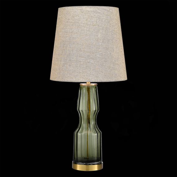 SL1005.904.01 Прикроватная лампа ST-Luce Оливковый, Латунь/Серый E27 1*40W SAYA