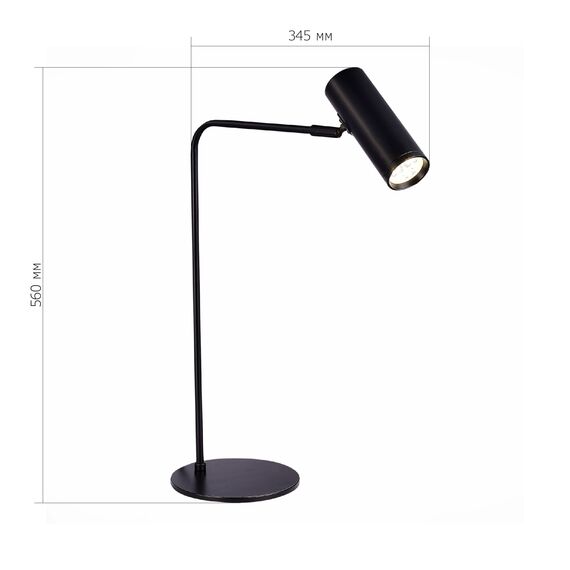 SL1006.404.01 Прикроватная лампа ST-Luce Черный/Черный LED 1*3W 3000K ARPER, изображение 5