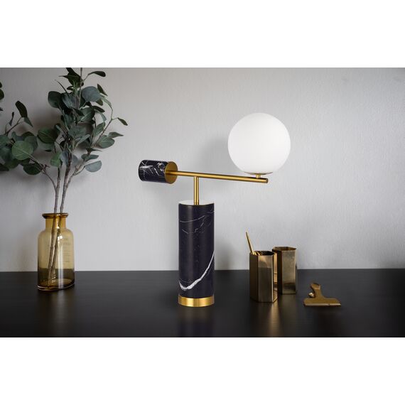 SL1008.404.01 Прикроватная лампа ST-Luce Латунь,Черный/Белый G9 1*5W DANESE, изображение 5